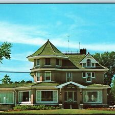 c1960s Centerville, IA Johnson Funeral Home Victorian House Queen Anne Roof A224 picture