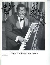 SIGNED R&B SINGER PHOTO CLARENCE 