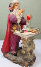 Summit Collection 1999 Veronese Wizard Statue w/Alchemy Books On Altar 11” RARE picture