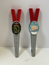 Victory Brewing Dirt Wolf Double IPA & Winter Cheers Beer Tap Handle Lot Keg picture