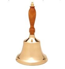 Bevin Bells Solid Brass Hand Bell 10 1/4