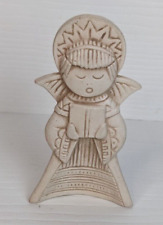 Vintage ceramic Singing Praying Angel Christmas figurine decoration picture