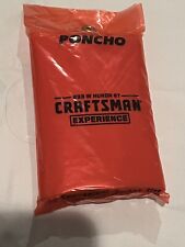 RARE Sears Craftsman Tool Collectible Rain Poncho New Sealed picture
