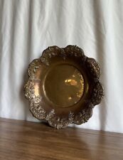 Vintage Florentine Copper Round Dish Wall Hanging picture