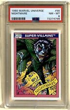 1990 Impel Marvel Universe Super-Villians Nightmare PSA 8 #56 picture
