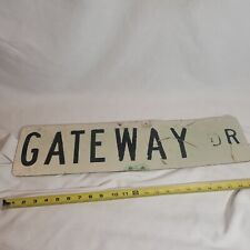 Authentic Retired Road Street Sign (Gateway) 24x6 picture