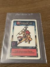 1985 TELEPICTURES CORP. 🎥 THUNDERCATS LION-O RARE PACK FRESH VINTAGE CARD picture