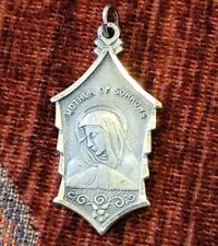 Mother of Sorrows Vintage & New Sterling Medal Catholic Religious France Jesus picture