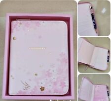 Rare 2018 Limited Edition Starbucks Sakura Season Pink PU Notebook & Pen Set picture