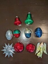 Lot Of 10 Vintage Christmas ornaments picture