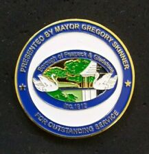 BOROUGH PEAPACK & GLADSTONE SOMERSET COUNTY NJ MEDAL PRESENTED By MAYOR SKINNER picture