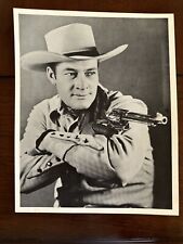 Charles Starrett Vintage Photograph Cowboy Actor Hollywood : Durango Kid W/ Card picture