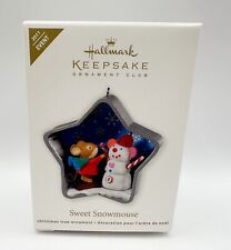 Hallmark Keepsake Cookie Cutter Sweet Snowmouse Event Exclusive Ornament 2011 picture