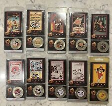 Lot of 10 Sealed Disney Decades Coins & Cards picture