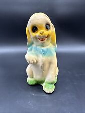 Vintage 1950's Chalkware Adorable Puppy Dog Carnival Prize picture