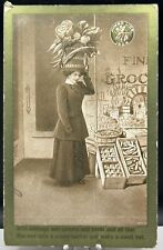 Antique 1917 Hat Postcard “Jumbo Lids