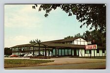 Lindsborg KS-Kansas, Viking Motel, Advertising, Vintage Souvenir Postcard picture