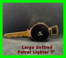 Uncommon Unique Vintage Large 7” Key Petrol Table Lighter Hard To Find - UNFIRED picture