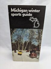 Vintage Michigan Winter Sports Guide Brochure picture