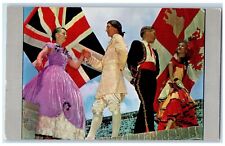 c1950's Annual Fiesta Of The Five Flags Pensacola Florida FL Vintage Postcard picture
