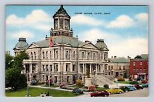 Cadiz OH-Ohio, Court House, Government Building, Antique Vintage Postcard picture
