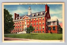 Charlottesville VA-Virginia, Martha Jefferson Hospital Antique Vintage Postcard picture