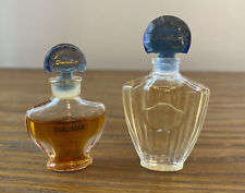 Vintage Lot Of 2 Mini / Micro Bottles -  Guerlain Shalimar Paris Splash *READ* picture