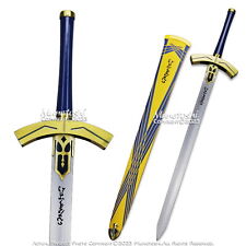 45” Excalibur Avalon Stainless Steel Artoria Fate Saber Long Sword Fantasy Anime picture