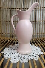 So NICE Vintage hyalyn Porcelain Co. Ewer Pitcher Dusty PINK Color USA Vintage  picture