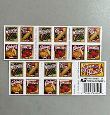 5 Sheets SUMMER HARVEST total 100 stamps MNH #5007b picture