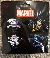 2021 NYCC SKOTTIE YOUNG 4-PACK PIN SET KNULL WOLVERINE BLACK PANTHER SPIDER-GWEN picture