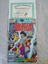 Avengers West Coast Annual #6 (VF) Marvel 1991 signed by Andrew Pepoy picture
