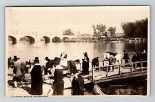 Hartford CT-Connecticut RPPC Bridge Celebration at Hooker Landing Old Postcard picture