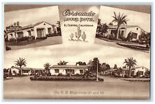 c1940's Coronado Motor Hotel El Centro California CA Multiview Vintage Postcard picture