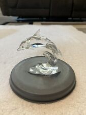 Swarovski Silver Crystal 7644 Dolphin 190365 On Wave In Box with Certificate picture