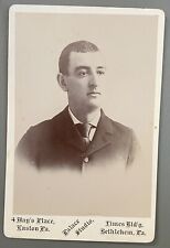 1890s Sam Huston Thompson Texas Longhorn Coach Lehigh Football Cabinet Card picture