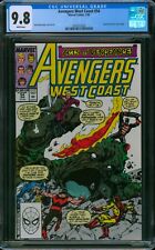 AVENGERS WEST COAST (1990) #54 CGC 9.8 WHITE PAGES picture