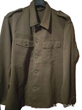 VINTAGE OLIVE MILITARY JACKET. 1981 YEAR picture