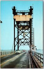 Sandusky OH, Lake Erie Vacationland, Bay Bridge, Marblehead Peninsula, Postcard picture