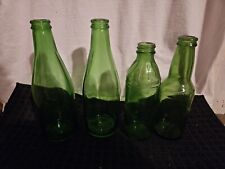 Lot 4 Vintage Green Bottles picture
