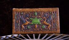 BEAUTIFUL VINTAGE EMBOSSED FRONT COVER DEPICTING TWO GRIFFINS picture