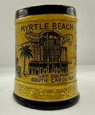 Vintage Myrtle Beach South Carolina Gay Dolphin Gift Shop Souvenir Mug picture