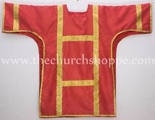 New Dalmatic Red  vestment with Deacon's stole & maniple ,Dalmatic chasuble picture