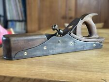 ANTIQUE INFILL WOOD & METAL WOODWORKING JACK PLANE SORBY BLADE 16 1/2” X 3” picture