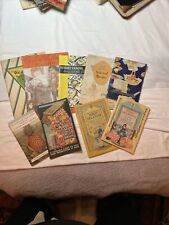 Lot Of 9 Recipe Pamphlets/Books 1920’s-1939 In Good Condition Some Rare picture