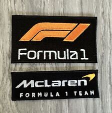 2 Pack Ultimate F1 Patch combo  MC LAREN FORMULA ONE F1 RACING Iron-on PATCHES picture