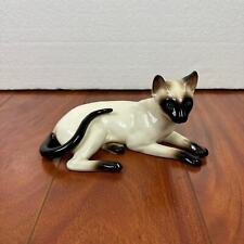 vintage Shafford Chocolate Point Siamese Cat Japan Porcelain Figurine 8