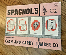 Spagnol's 1962 Price Guide Cash Carry Lumber Co Vtg Pittsburgh PA History picture