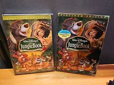 HTF Disney ANIMATED The Jungle Book DVD MOVIE Slipcover PLATINUM EDITION 2 DISC picture