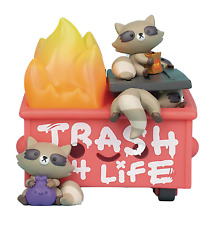 Dumpster Fire Trash Panda Vinyl Figure picture